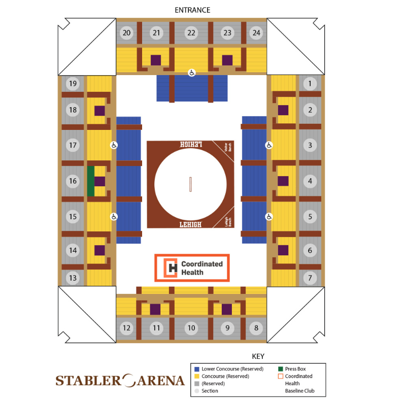 Stabler Arena Seating Chart Wrestling